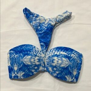 MIKOH Padded Bandeau High Neck
Bikini Top Size Small